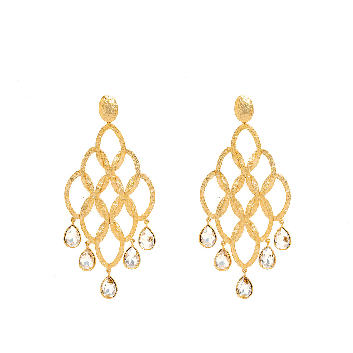 ARETES CROPS CIRCLE CHANDELIER CRISTAL
