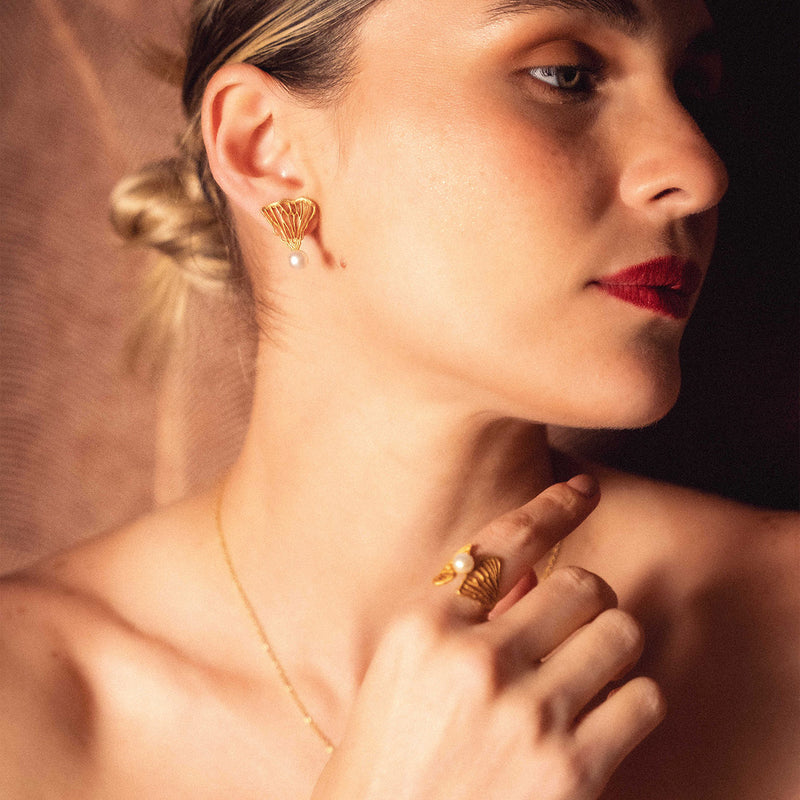 ARETES BUTTERFLY PEQUENOS