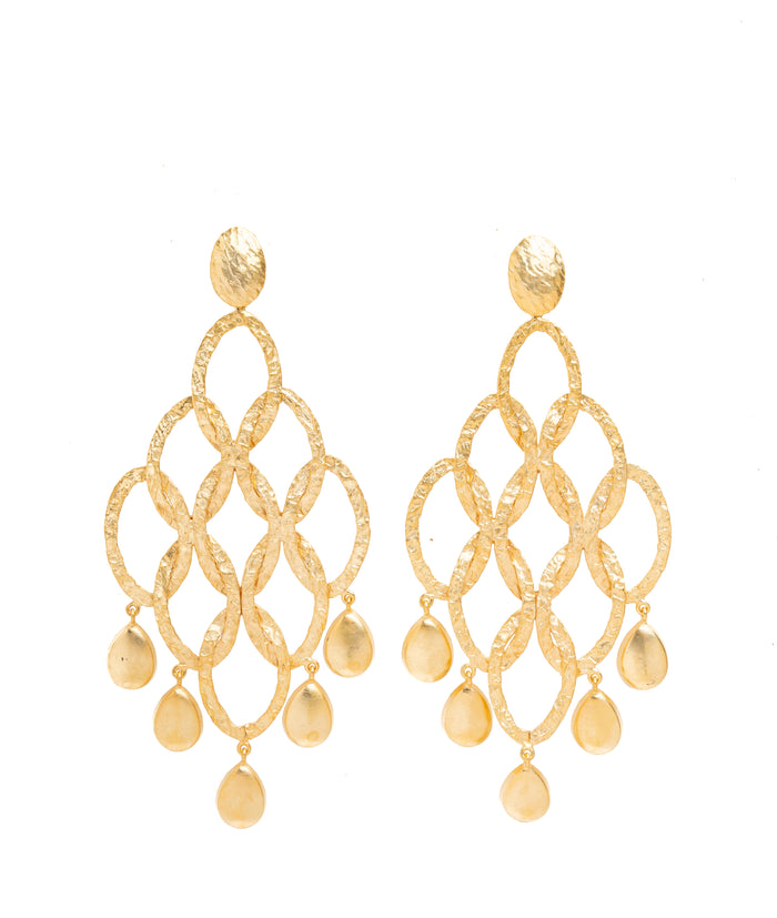 ARETES CROPS CIRCLE CHANDELIER GOTA METAL