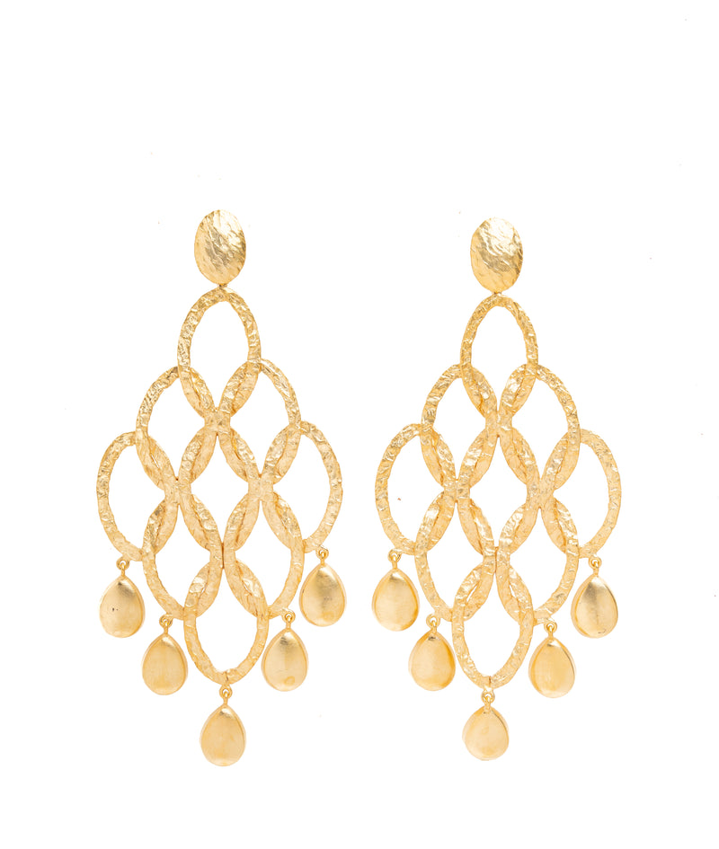 ARETES CROPS CIRCLE CHANDELIER GOTA METAL