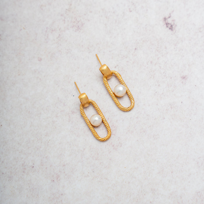 ARETES NEXO PERLA SENCILLOS