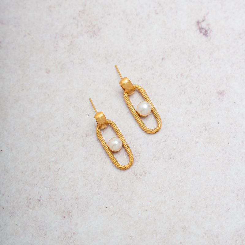 ARETES NEXO PERLA SENCILLOS