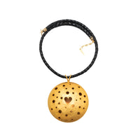 COLLAR LUNA CUERO