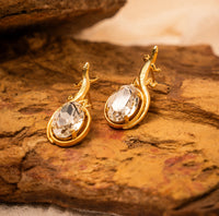 ARETES LAGARTIJAS CRISTAL