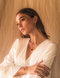 Collar Lagartija Piedra Semipreciosa Agata - Modelo